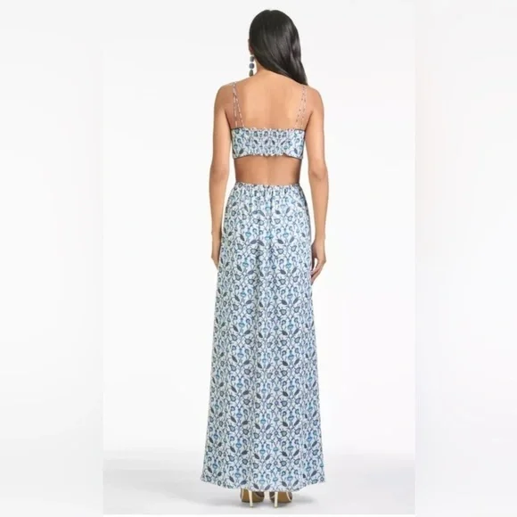 NWT | Sachin + Babi Blue Vine Print Heather Dress Size 6 & 10 - Picture 3 of 9